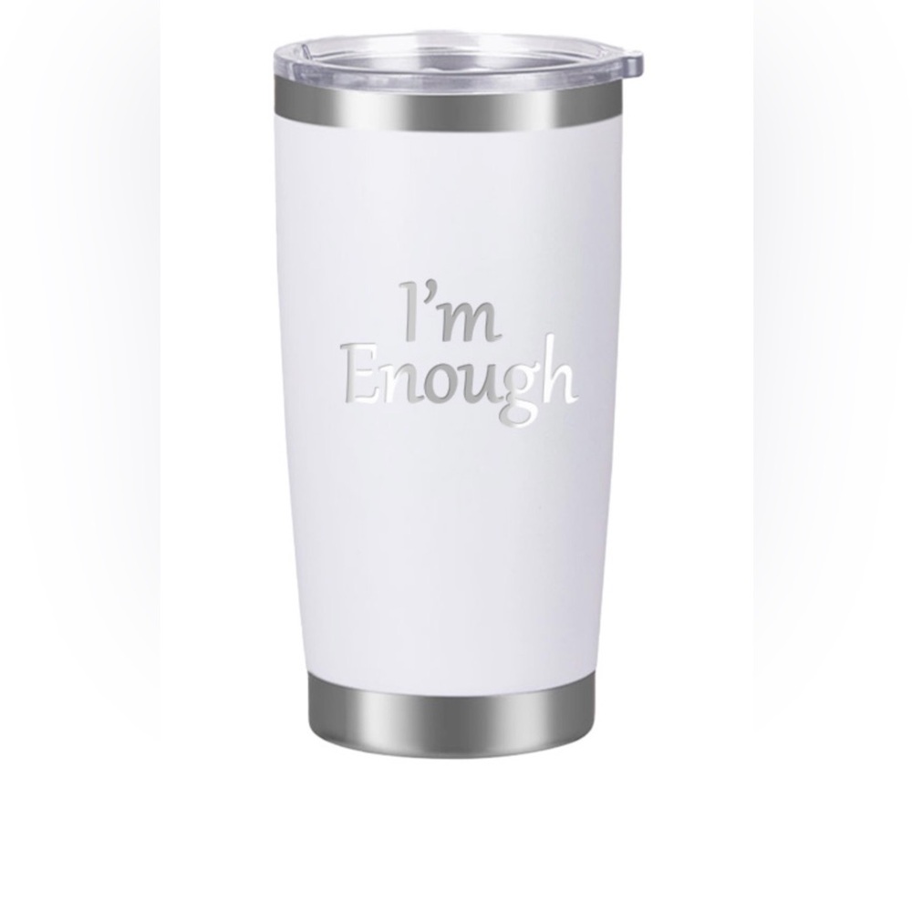 “I’m Enough” Solid Affirmation Cups ✨